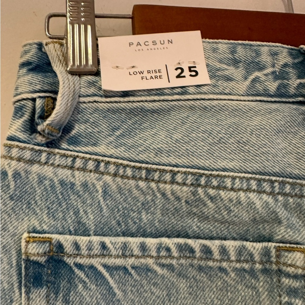 Pacsun Los Angeles Low Rise Flare Denim - Picture 6 of 7
